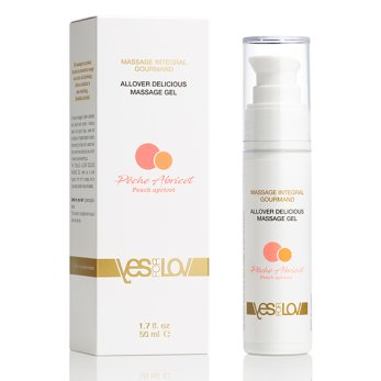  YESforLOV - Allover Delicious Massage Gel Peach Apricot 