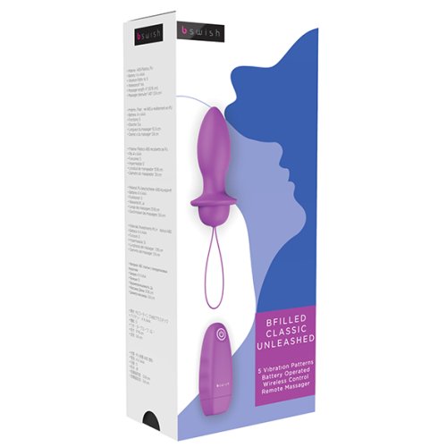 Bfilled Classic Vibrating Plug Orchid