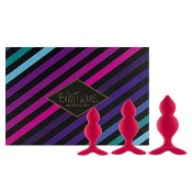 FeelzToys - Bibi Twin Butt Plug Set 3 pcs