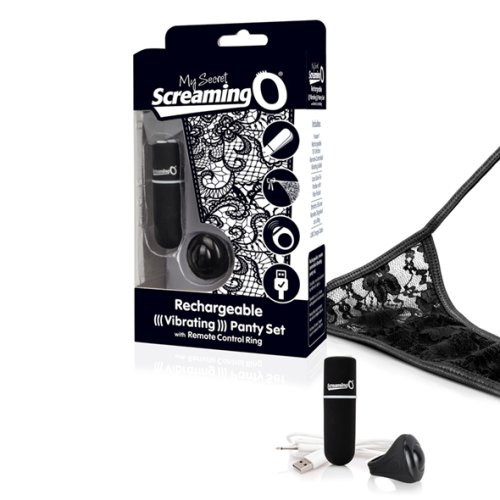 The Screaming O - Charged Remote Control Panty Vibe Black