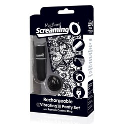 The Screaming O - Charged Remote Control Panty Vibe Black