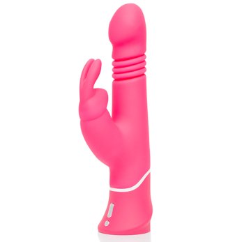  Happy Rabbit - Thrusting Realistic Vibrator Pink 