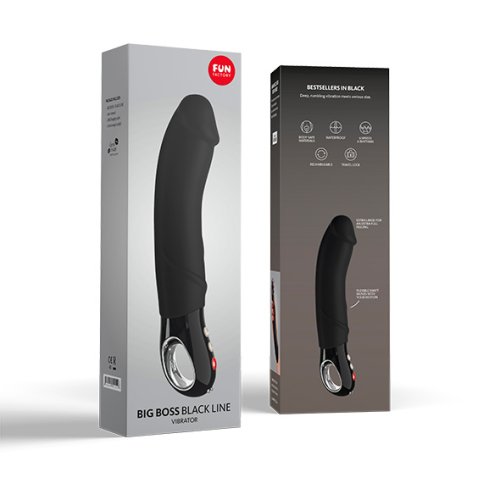 Big Boss Vibrator Black Line