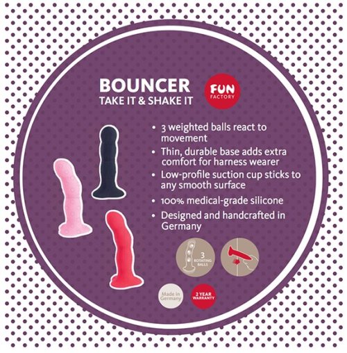 Bouncer Shake Dildo Red