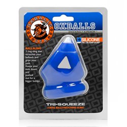 Oxballs - Tri-Squeeze Cocksling & Ballstretcher Cobalt Ice