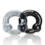 Oxballs - Ultraballs Cockring 2-pack Black & Clear