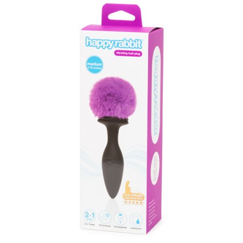 Happy Rabbit - Rechargeable Vibrating Butt Plug M