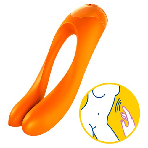 Satisfyer - Candy Candy Finger Vibrator Orange