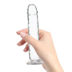 Addiction - Crystal Addiction Vertical Dildo (No Balls) 18 cm