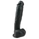 Realistisk Dildo Svart - 26,5 cm