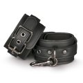  Black Leather Handcuffs 