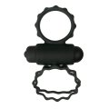  Duo Cock Ring - Black 