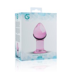 Pink Glass Buttplug