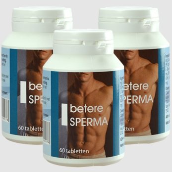  Better Sperm-Mer Sperma 3 Dosen 