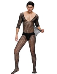 Fishnet Bodystocking For Men One Size