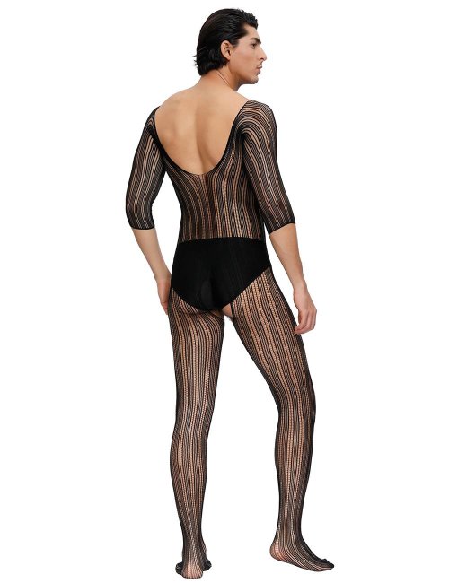 Fishnet Bodystocking For Men One Size