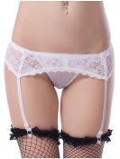 White Lace Garter