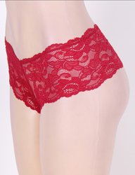 Maroon Lace Panty