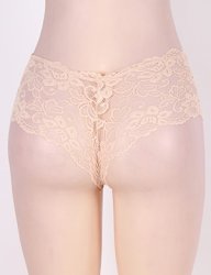 Beige Lace Panty