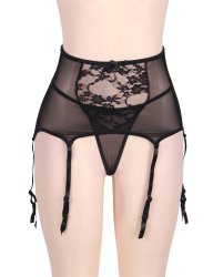 Lace Garter Belt