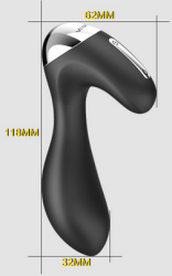 Nalone Prop- Remote Controlled Double Stimulation Vibrator