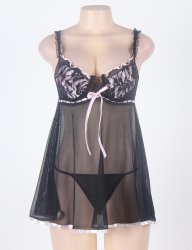 R79224P Mesh Babydoll