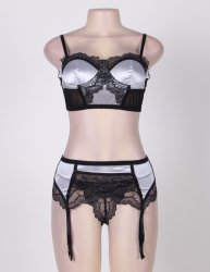 Delicate Mesh Underwire BH Set