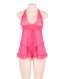  Mesh Babydoll Pink Set 