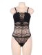  Chest Ribbon Adjusting Lace Teddy 