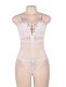  Chest Ribbon Lace White Teddy 