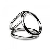 Sinner - Triad Chamber Metal Cock and Ball Ring - Medium