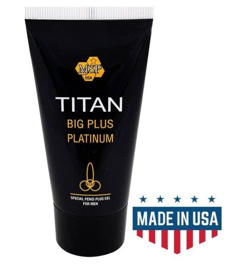 Titan Big Plus Platinum Penis Enlargement Gel 50ml