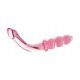 Glass G-spot/P-spot Dildo - Pink