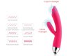  Trysta Rabbit Vibrator Plum Red 